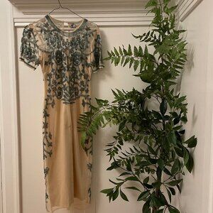 Beaded Body Con Cocktail Dress